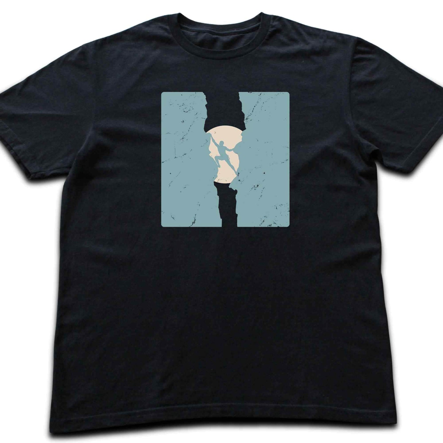 Climber Between Rocks T-shirt