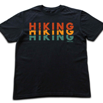 Hiking Colors Typo T-shirt