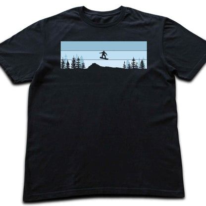 SnowBoard Mountain landscape T-shirt