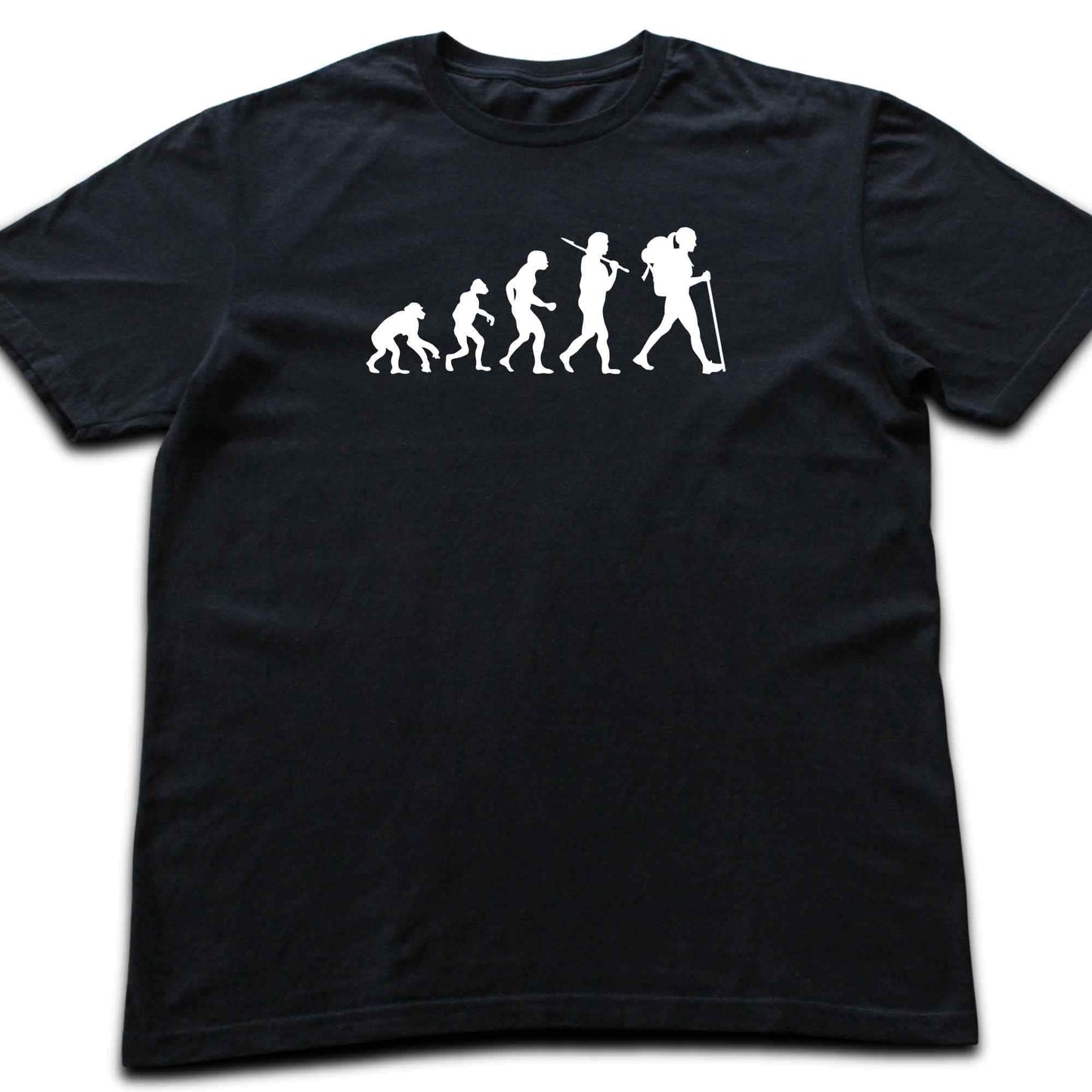 Hiking Girl Evolution T-shirt