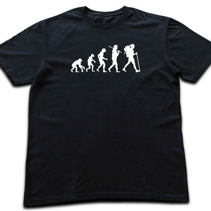 Hiking Girl Evolution T-shirt