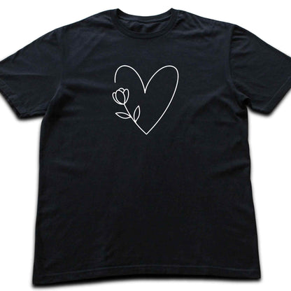 Heart Flower T-shirt
