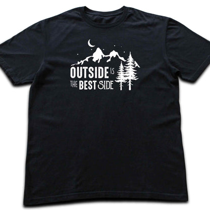 Outside Is The Best Side  T-shirt