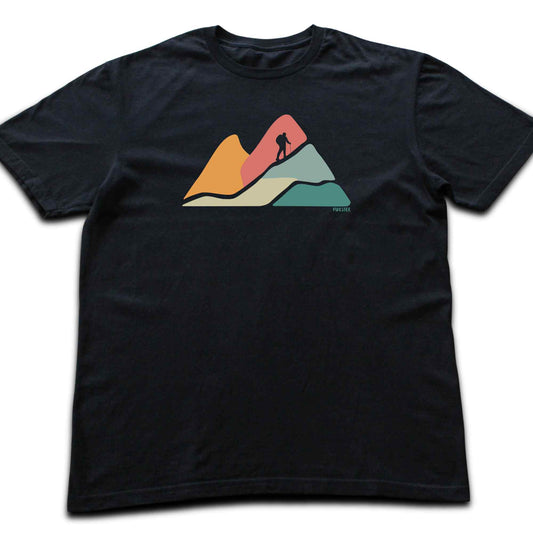 Abstract Hiker Silhouette T-shirt