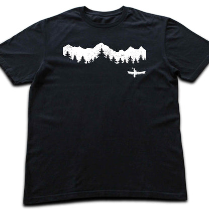 Kayak Landscape Panorama T-shirt