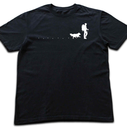 Hiker and Dog Path (man) T-shirt