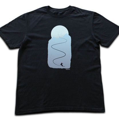 Ski Slalom Grunge T-shirt