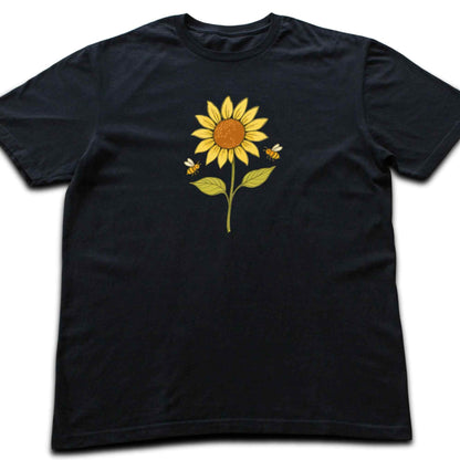 Sunflower And Bees T-shirt