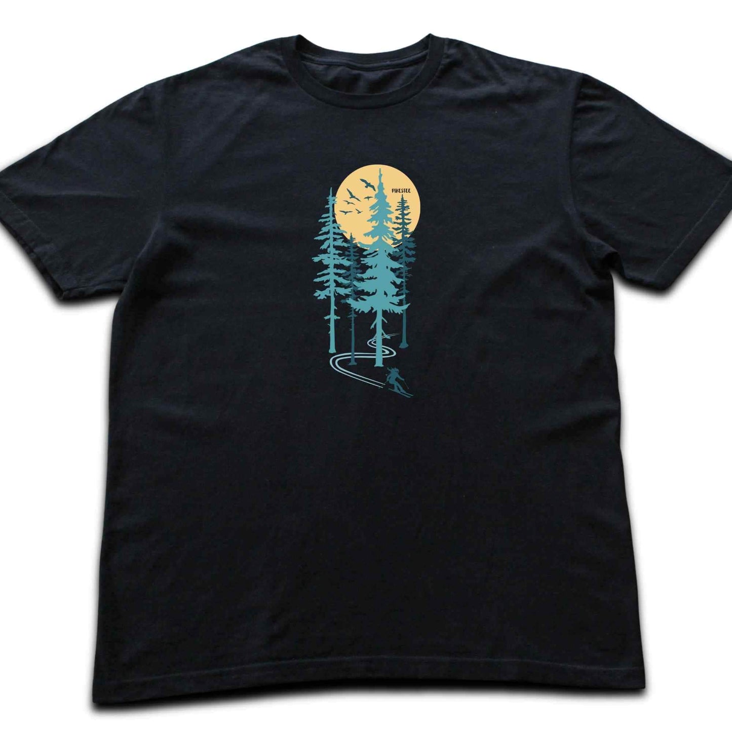 Ski Girl Freeride Forest T-shirt