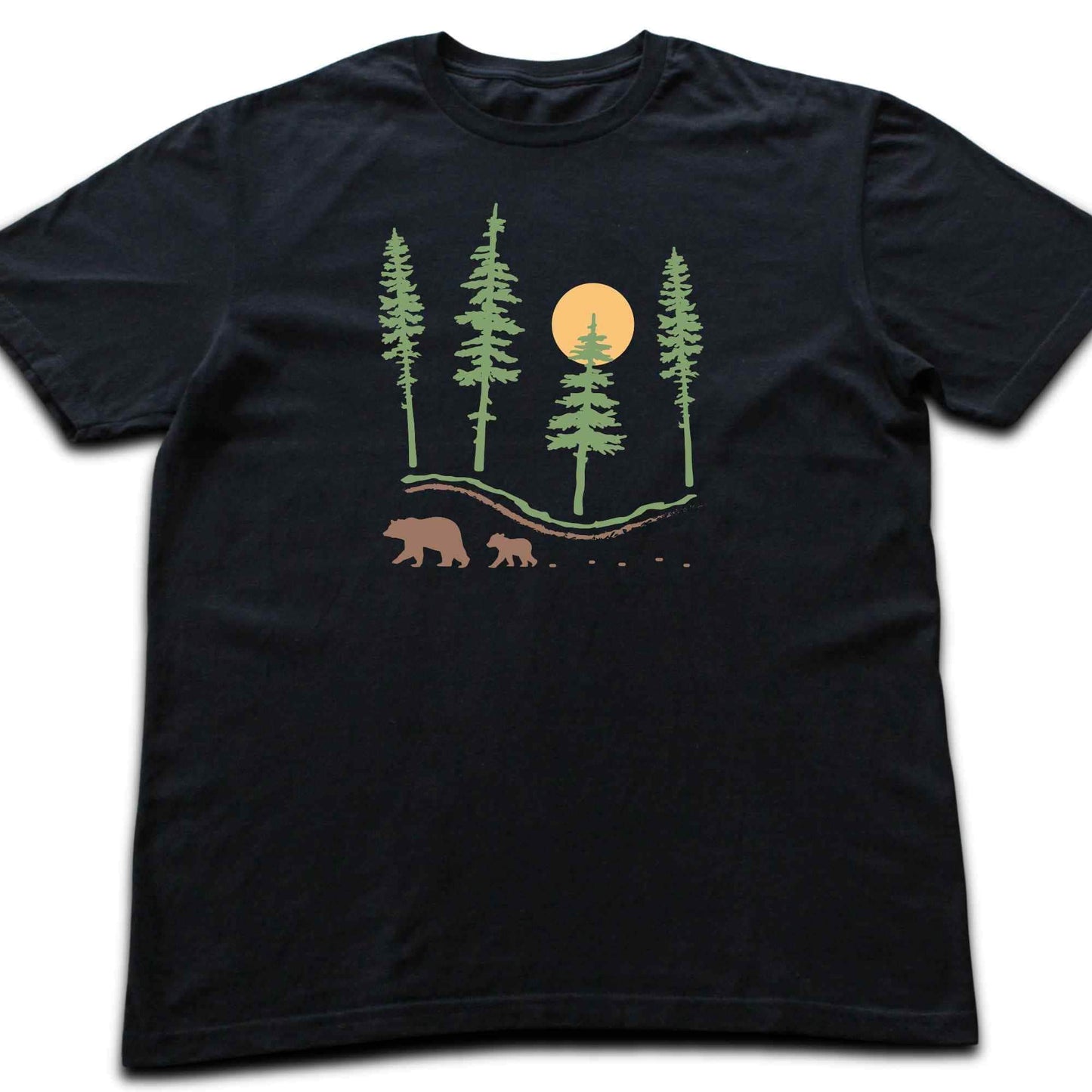 Bear Family Path T-shirt