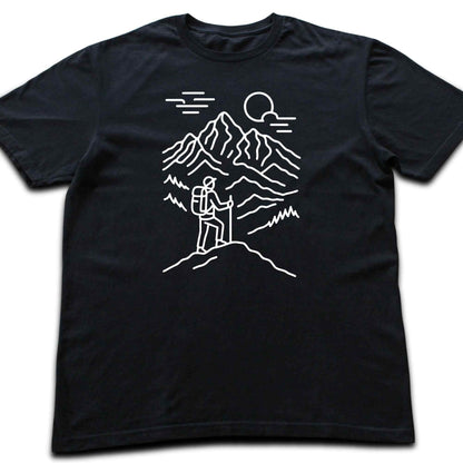 Hiker On Top T-shirt
