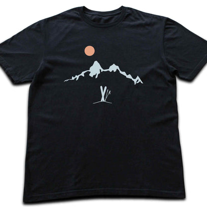 Ski Mountain Landscape T-shirt