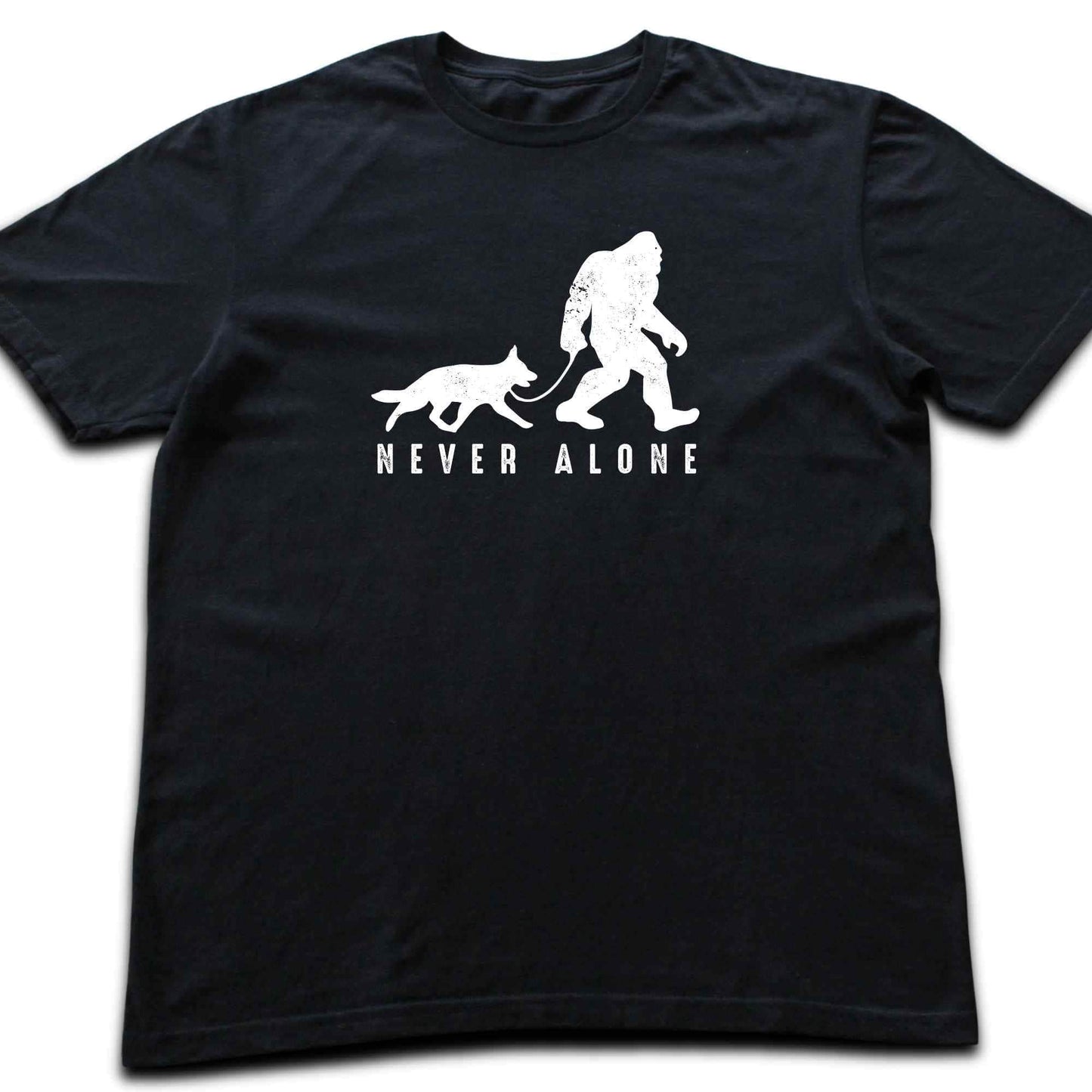 Never Alone BigFoot T-shirt