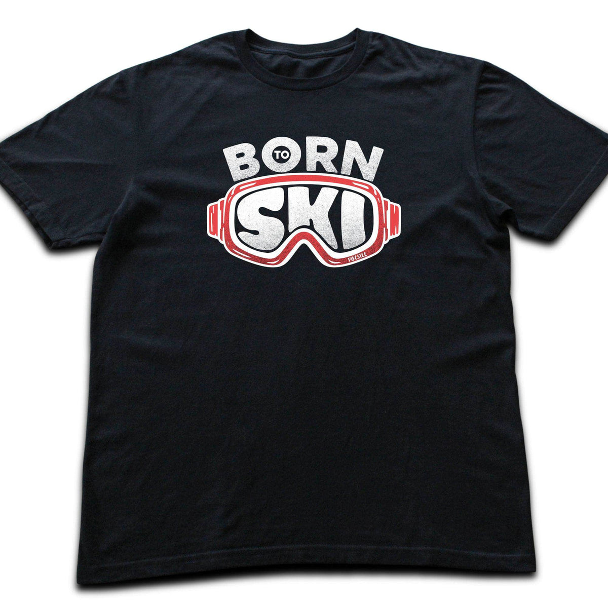 Born To Ski Mask T-shirt