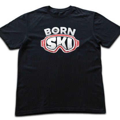 Born To Ski Mask T-shirt