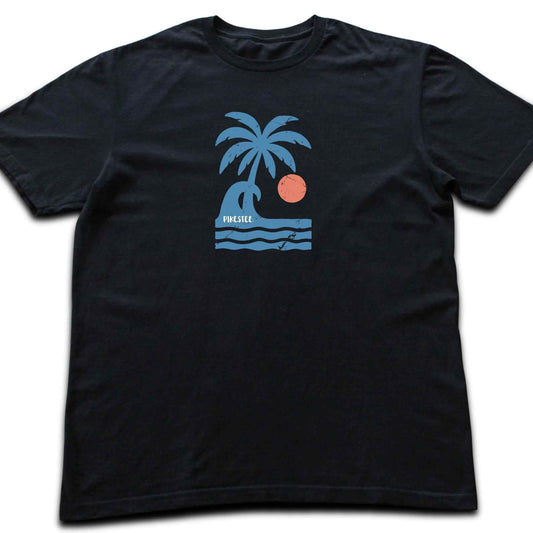 Wave Palm and Ocean T-shirt