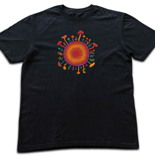 ColorFull Trunk and Mushrooms T-shirt