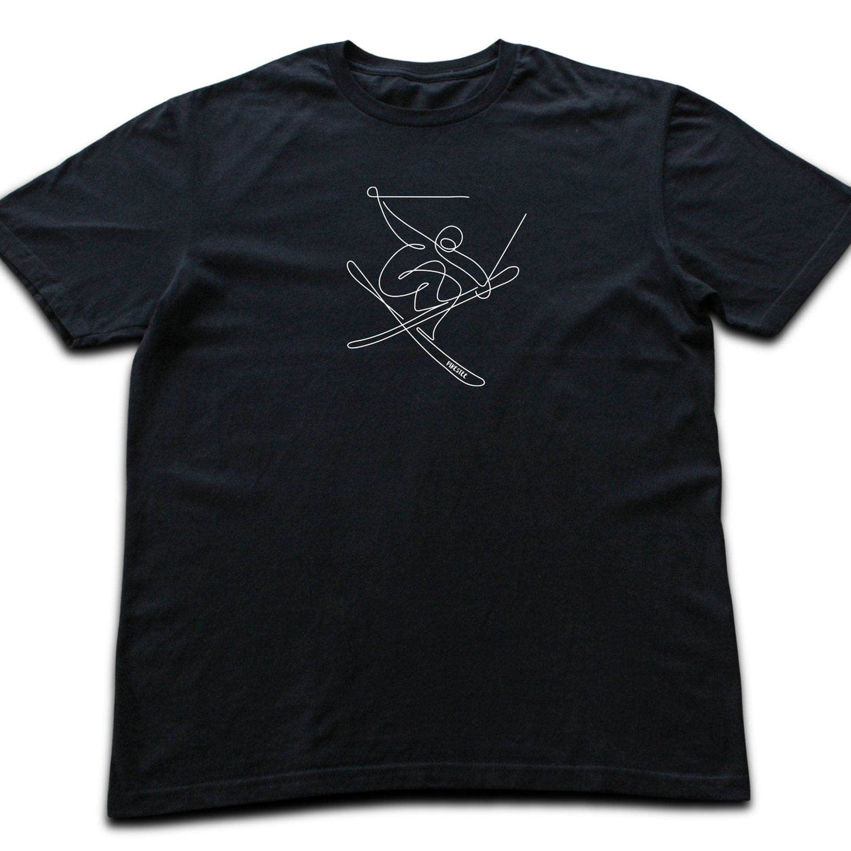 Ski Jump Line Art T-shirt