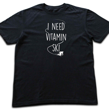 I Need Vitamin Ski T-shirt