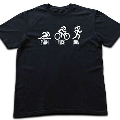 Swim, Bike, Run Bold T-shirt