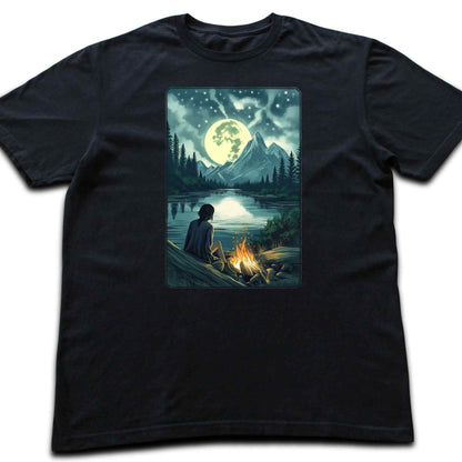 Night landscape Fire Place T-shirt