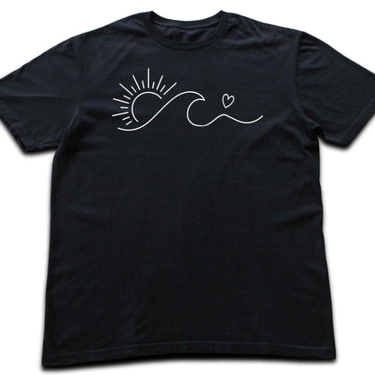 Sun Heart And Wave T-shirt