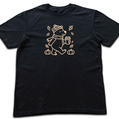 Autumn Coffee Bear T-shirt