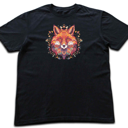Colorfull fox Mandala Graphic T-shirt