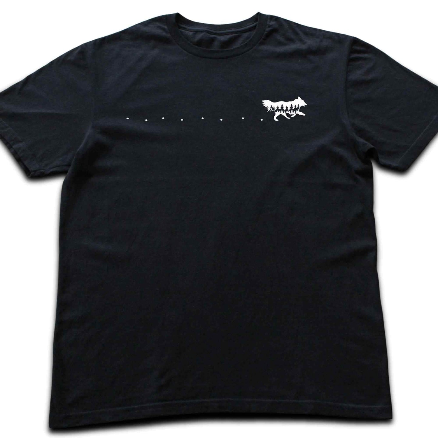 Dog Forest Path T-shirt