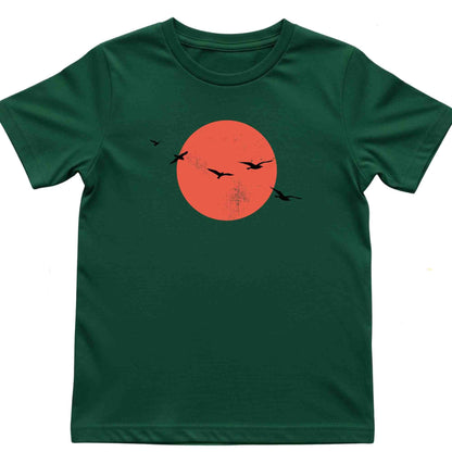 Sunset Birds Kids T-Shirt