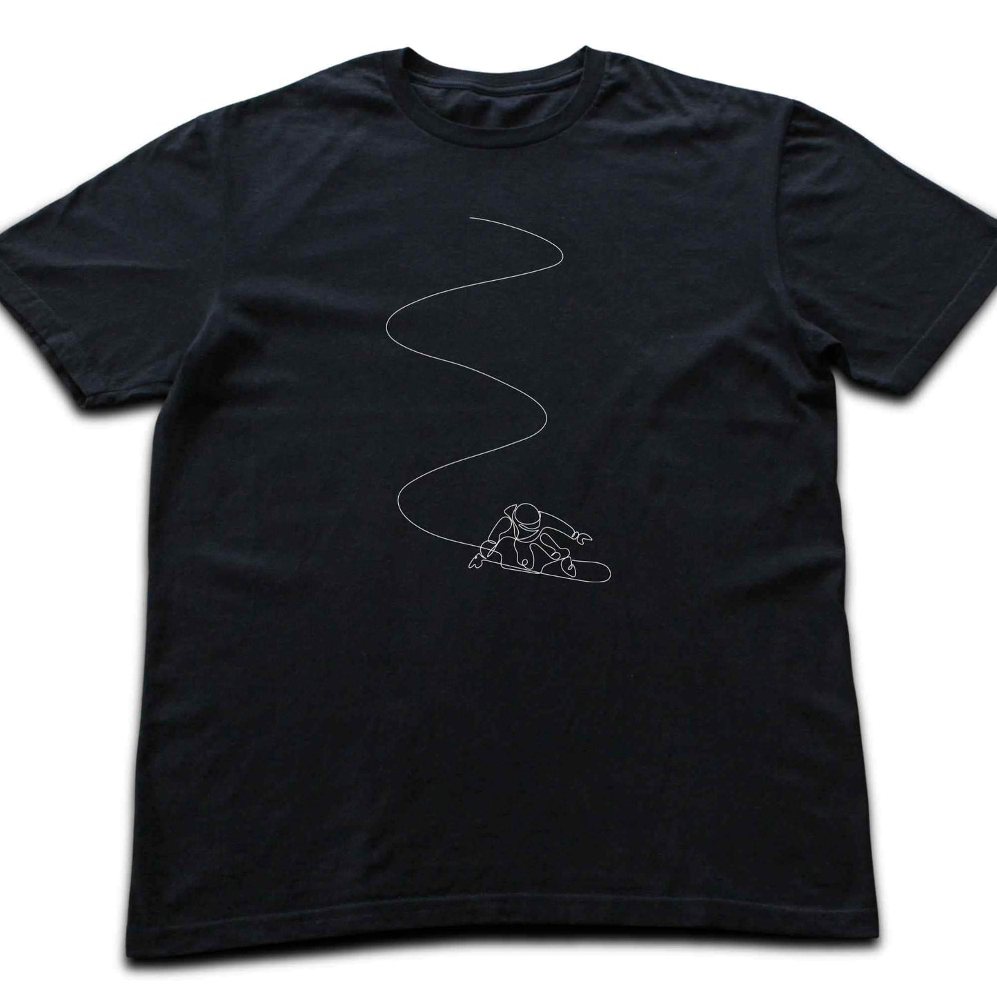 Snowboarder Slalom Art T-shirt