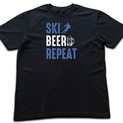 Ski, Beer, Repeat T-shirt