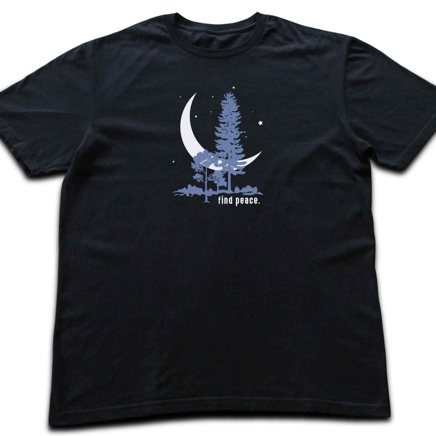 Find Peace Moon Landscape T-shirt