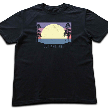 Out and Free Lake T-shirt