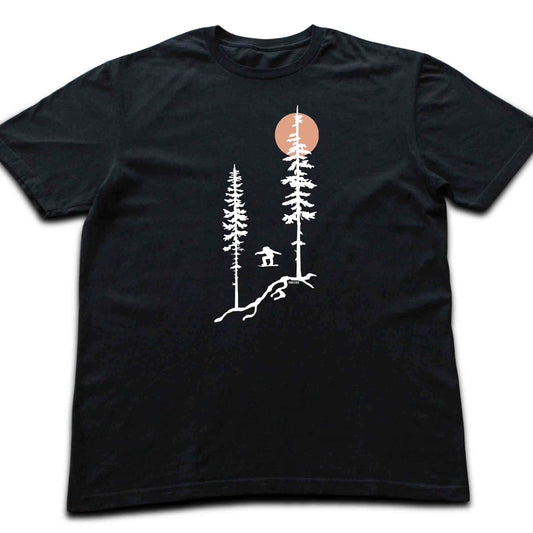 Snowboard Jump Trees T-shirt