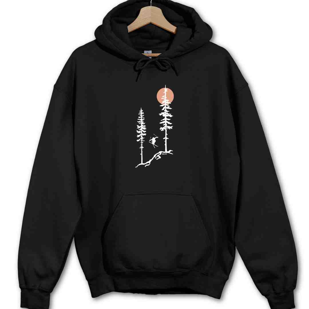 Ski Jump Trees Hoodie