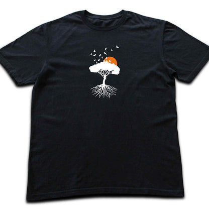 Flying Birds Tree T-shirt