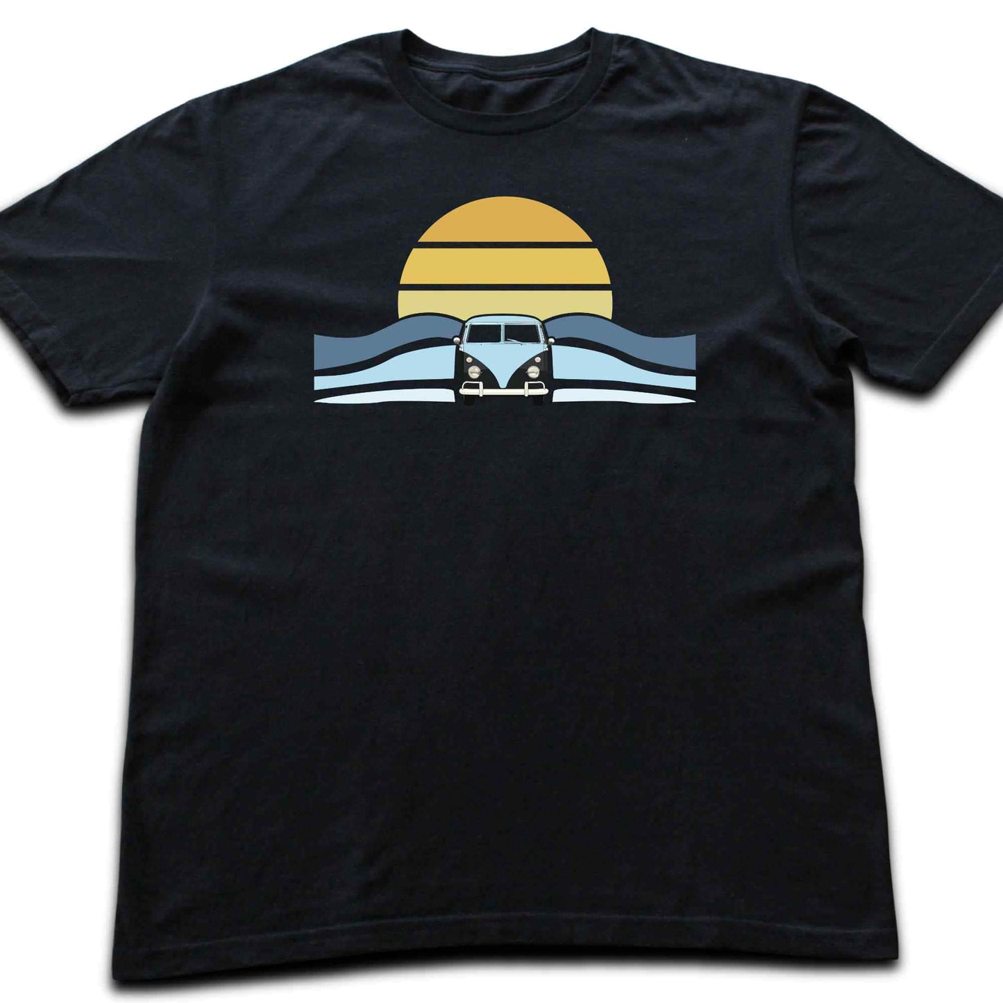 Van, Sun and Waves T-shirt