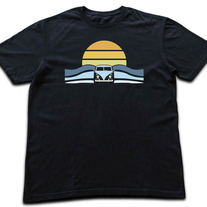 Van, Sun and Waves T-shirt