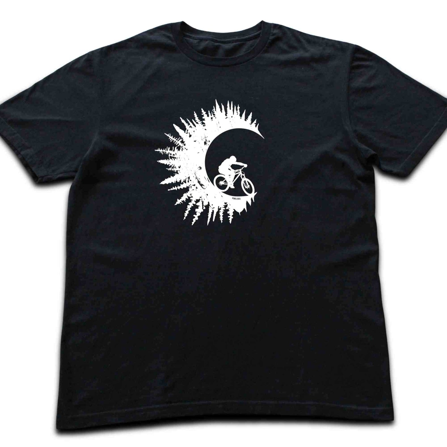 Mountain Bike Round Trees T-shirt