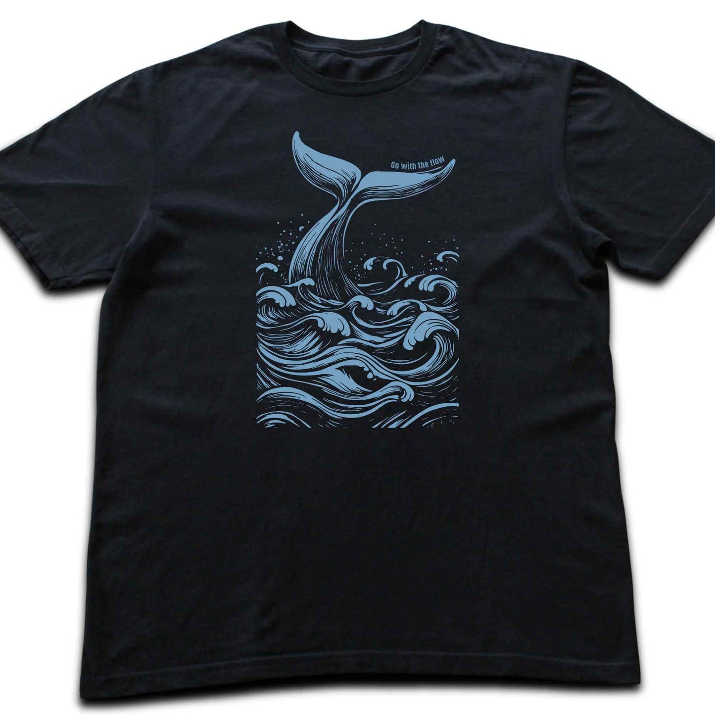 Whale, Go With The Flow T-shirt