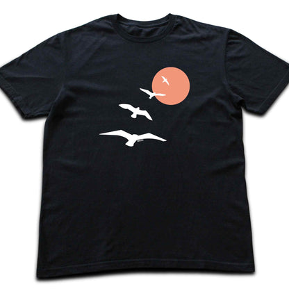 Birds Path Sun T-shirt