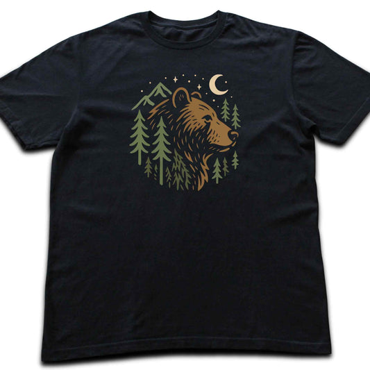 Minimalist Bear Landscape T-shirt