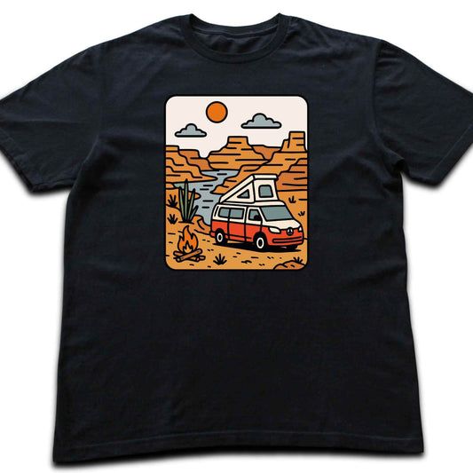 Cartoon Van Canyon T-shirt
