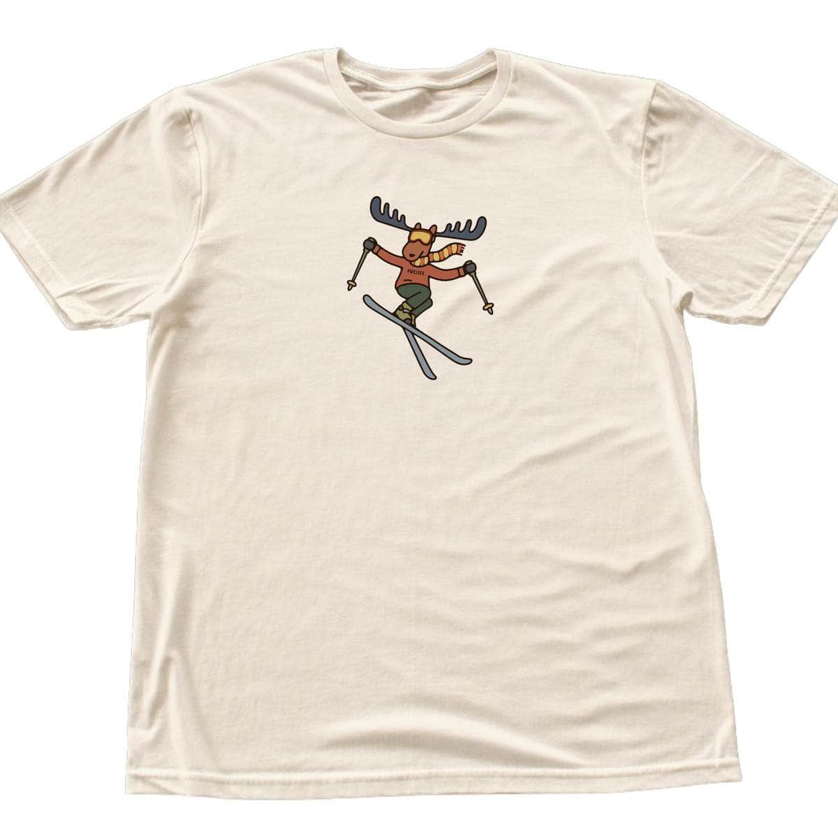 Moose Jump T-shirt - Natural