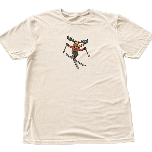 Moose Jump T-shirt - Natural