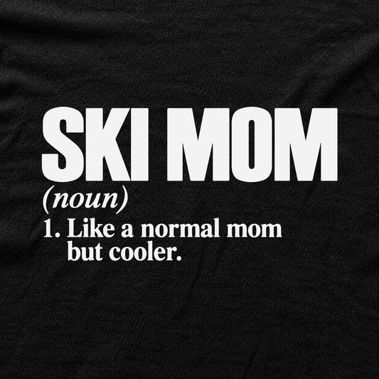 Ski Mom Definition T-shirt - Black - hero
