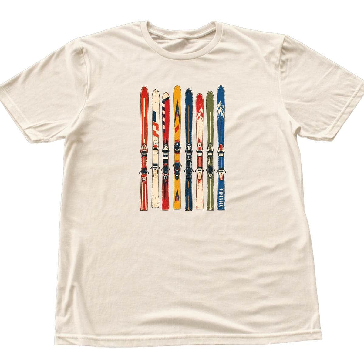Vintage Ski Rack T-shirt - Natural