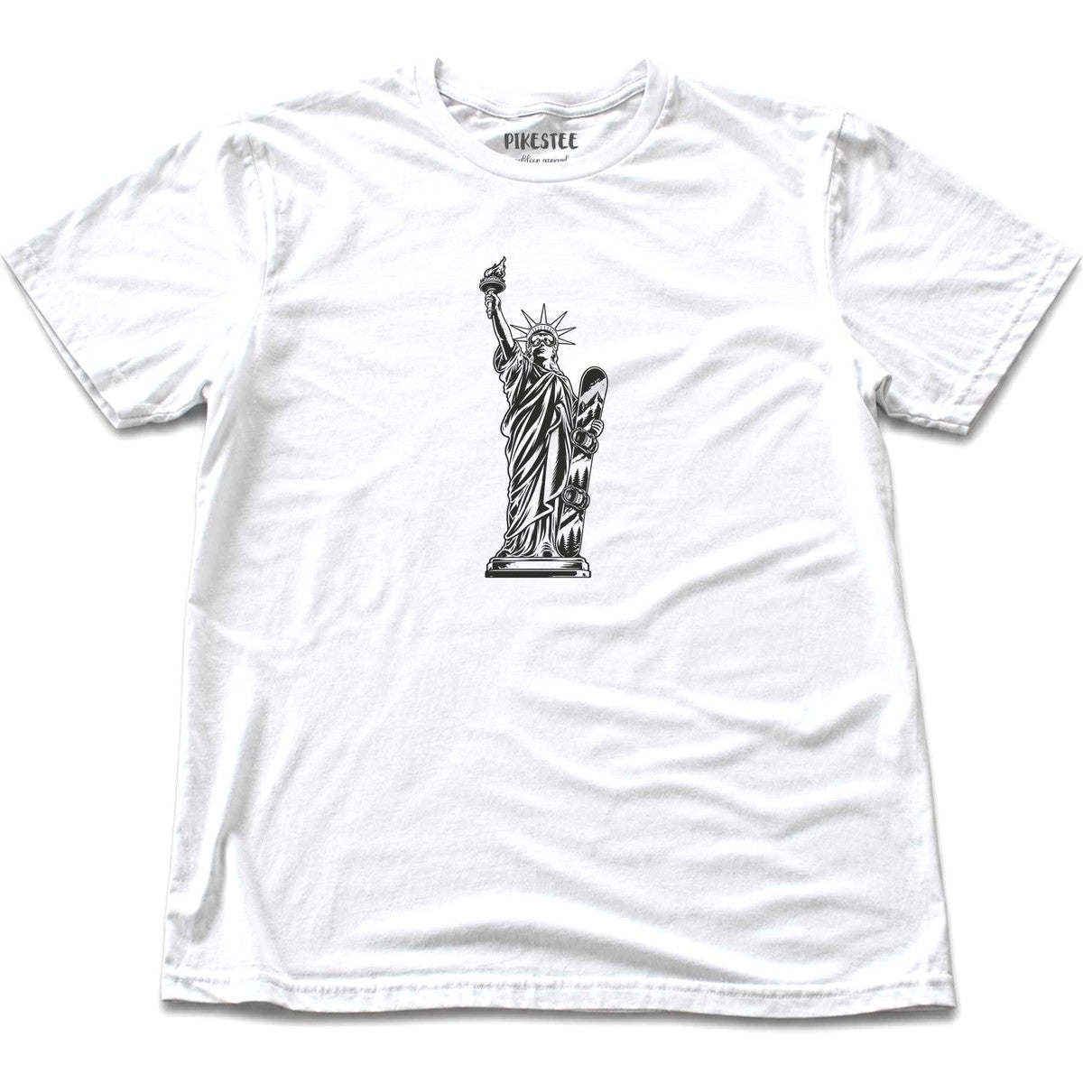 Liberty Snowboard T-shirt - White