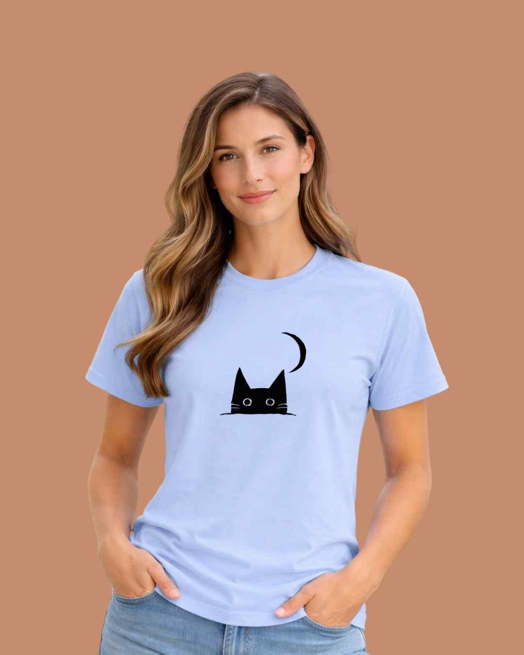 Hiding Cat T-shirt